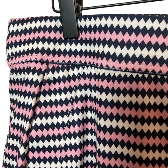 Belyn Key Skort Woman’s Size L Golf/Pickleball Panel Diamond Stripe - Picture 4 of 11